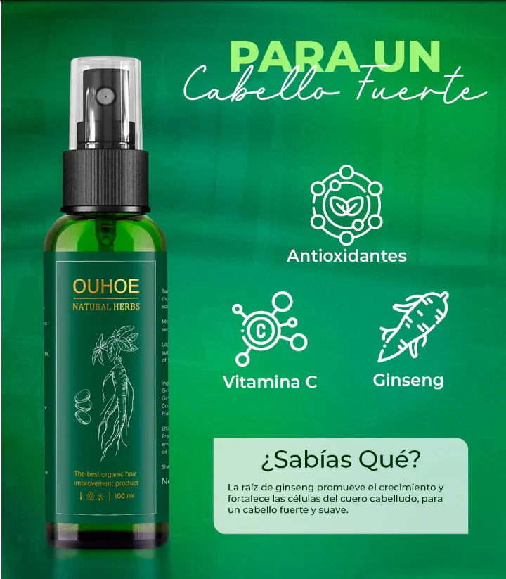 OUHOE | Elixir de Crecimiento y Reparación Capilar