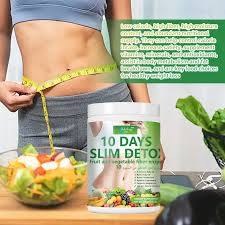 Biyode Slim Detox 10 Días Control de Peso, Promueve la Digestión y la Quema de Grasa, Té en Sobres de Frutas y Verduras en Polvo